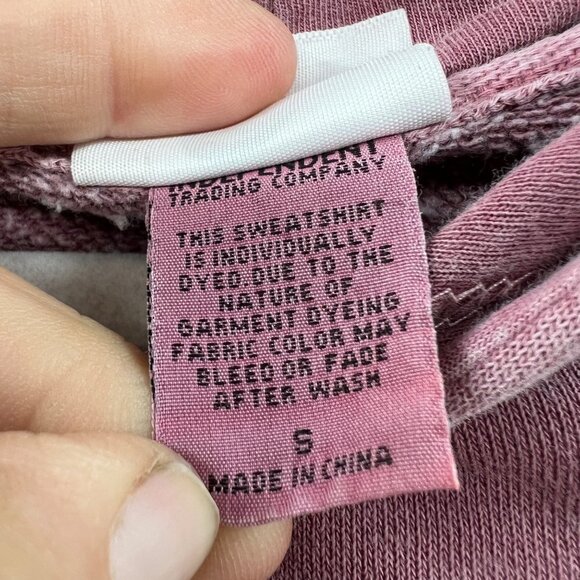 Braue New World Women's Pink Long Sleeve Hoodie Size Small - Picture 5 of 13